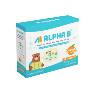Alpha-B ชงดื่ม รสส้ม
